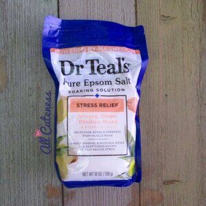 Dr Teals Pure Epsom Salt Soaking Solution Stress Relief